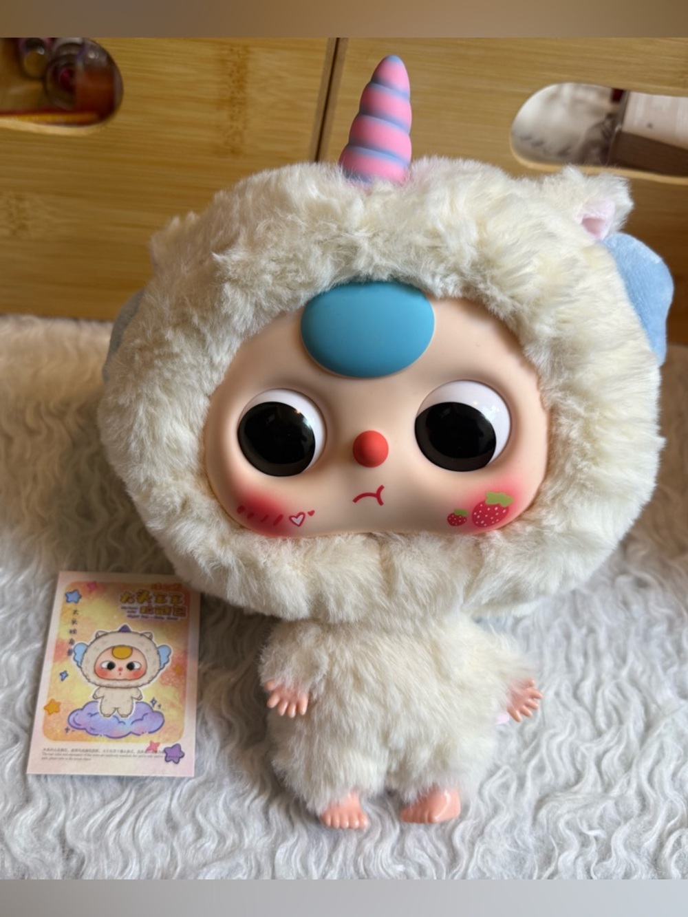 400% BABY THREE - BIG HEAD Unicorn pouch bag